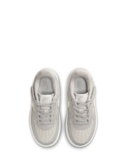 Nike Grey Junior Air Force 1 Low LV8 EasyOn Trainers - Image 8 of 12