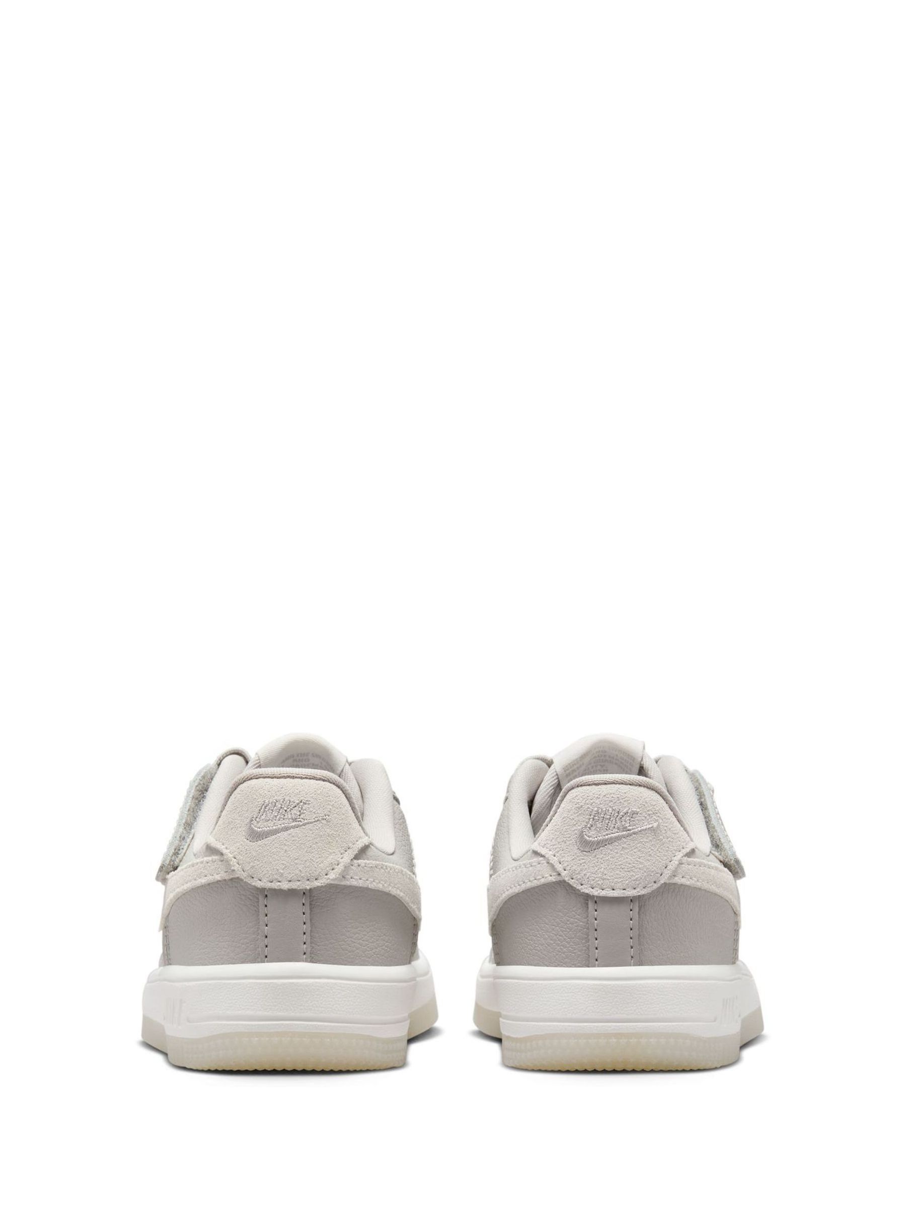 Buy Nike Grey Junior Air Force 1 Low LV8 EasyOn Trainers from Next Luxembourg