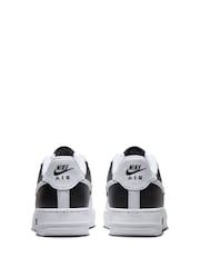 Nike Black/White Youth Air Force 1 Trainers - Image 6 of 11