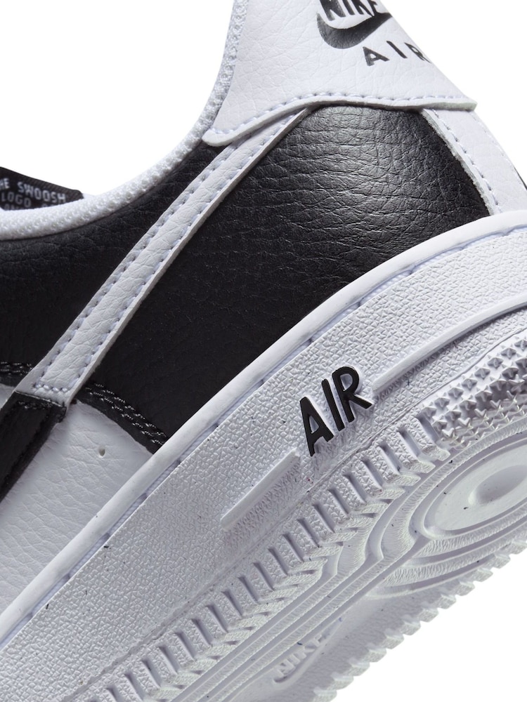Buy Nike Black/White Air Force Youth Trainers from Next Netherlands