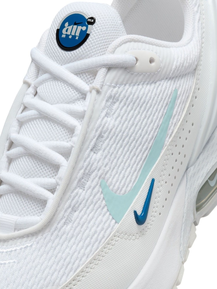 Nike White Youth Air Max Pulse Youth Trainers - Image 11 of 11
