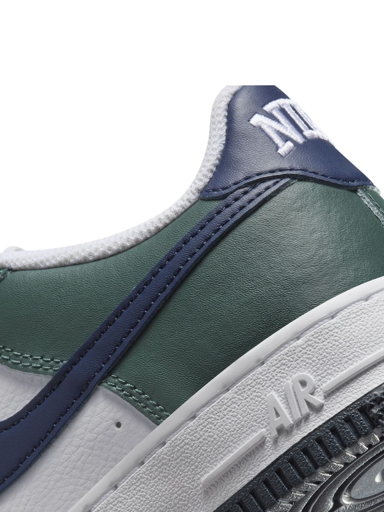 Nike Green/White Air Force 1 Youth Trainers - Image 10 of 10 Nike Green/White Air Force 1 Youth Trainers - Image 10 of 10
