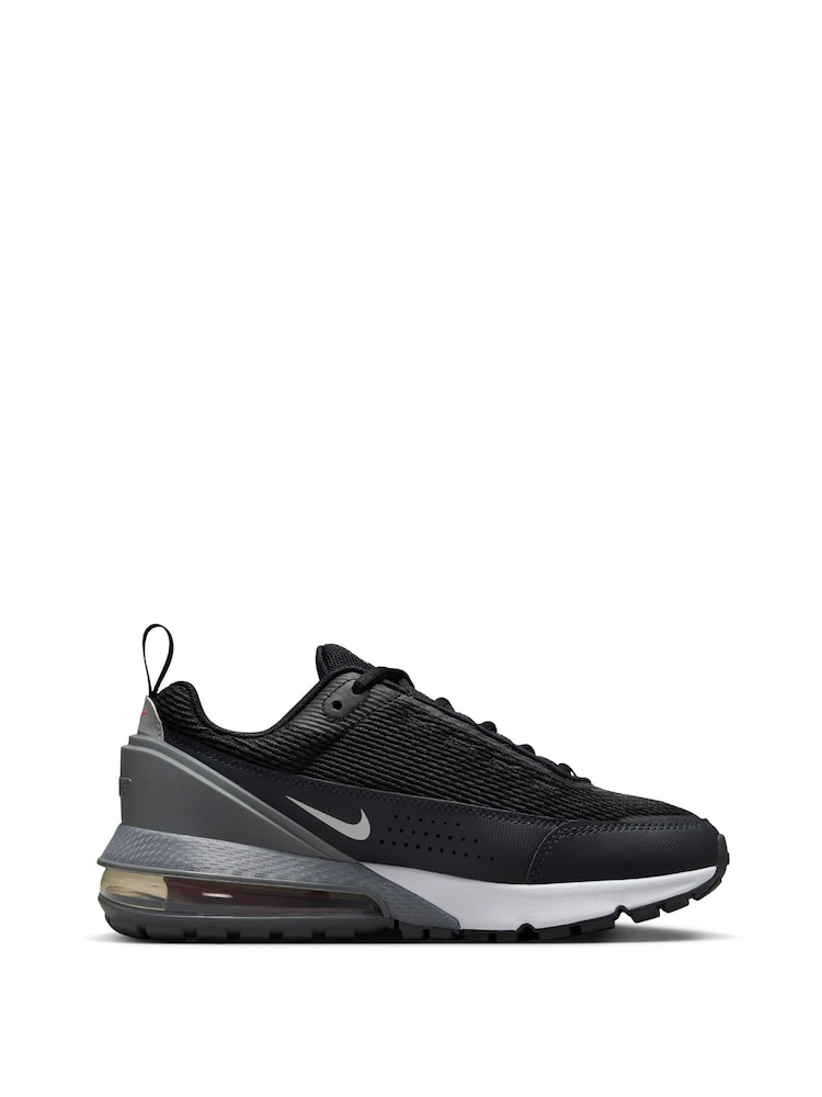 Nike Black/Grey Youth Air Max Pulse Youth Trainers - Image 1 of 11