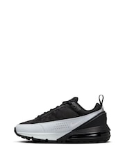 Nike Black/White Youth Air Max Pulse Youth Trainers - Image 5 of 10