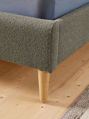 Casual Boucle Sage Green Kids Rainbow Upholstered Standard Bed - Image 1 of 4