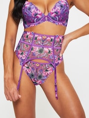 Ann Summers Purple Wildflower Waspie - Image 1 of 5