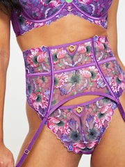 Ann Summers Purple Wildflower Waspie - Image 4 of 5