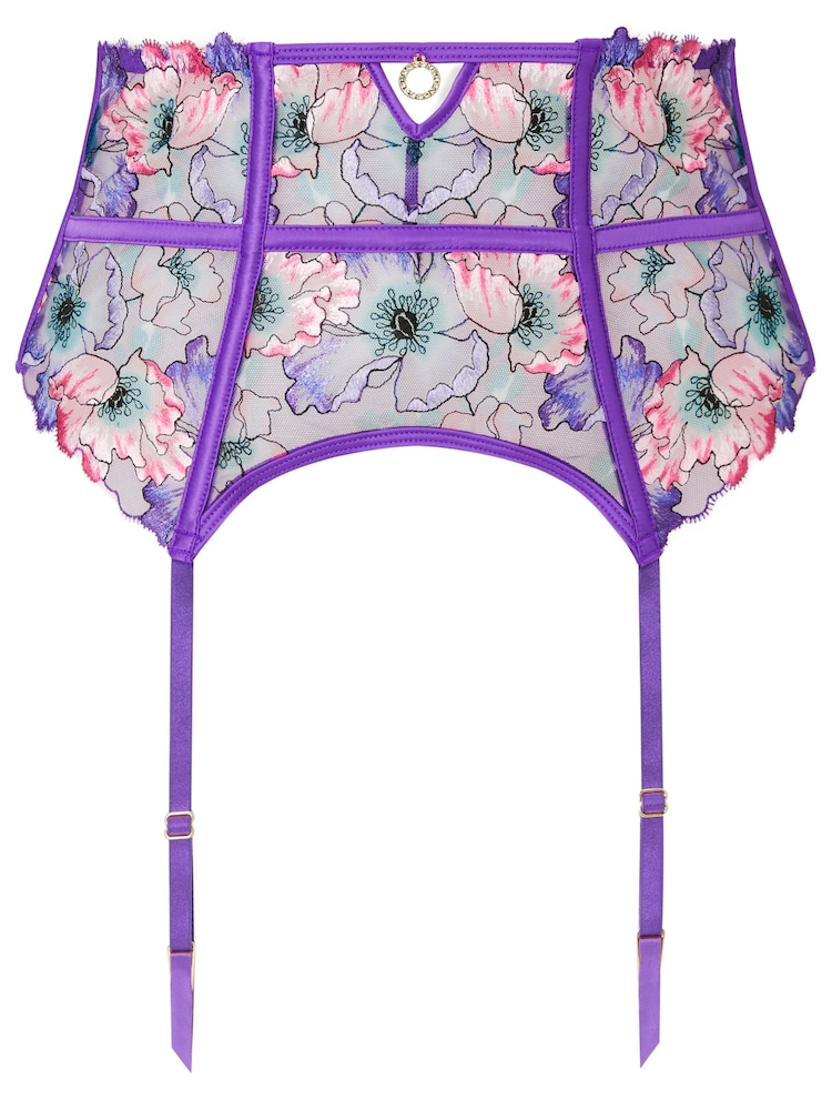 Ann Summers Purple Wildflower Waspie - Image 5 of 5