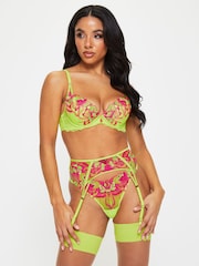 Ann Summers Green Luminescent Padded Plunge Bra - Image 2 of 2