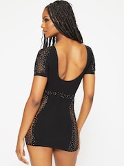 Ann Summers Black Fiesta Fever Diamanté Dress - Image 3 of 5