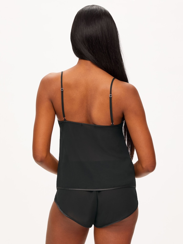 Ann Summers Black Alora Sheer Cami Set - Image 2 of 4
