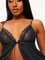 Ann Summers Black Alora Sheer Cami Set - Image 3 of 4