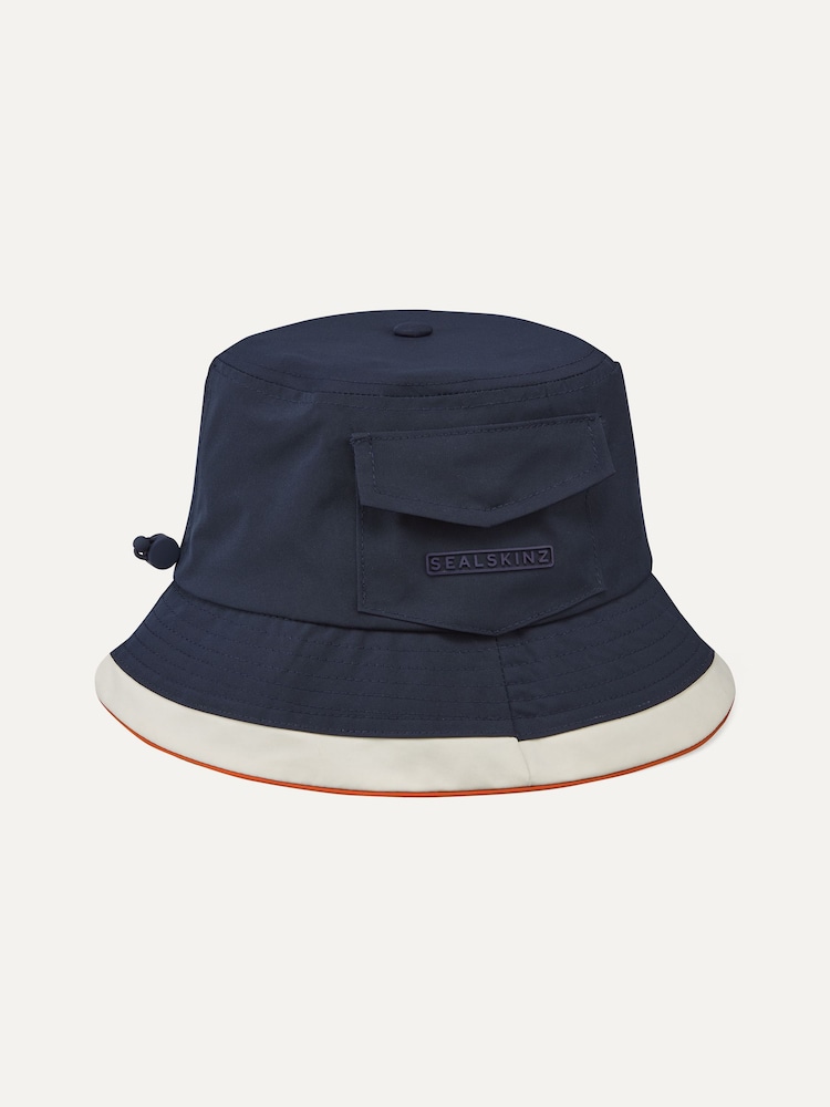 Sealskinz Blue Seething Waterproof Nylon Bucket Hat - Image 1 of 2