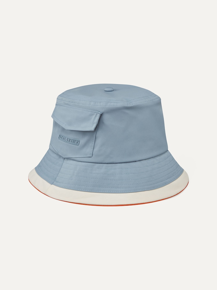 Sealskinz Blue Seething Waterproof Nylon Bucket Hat - Image 1 of 1