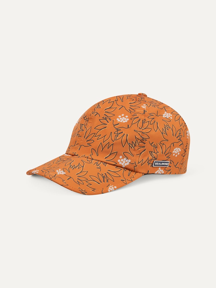 Sealskinz Houghton Waterproof All Weather Foldable Peak Leaf Print Cap - Image 1 of 3 Sealskinz Houghton Waterproof All Weather Foldable Peak Leaf Print Cap - Image 1 of 3