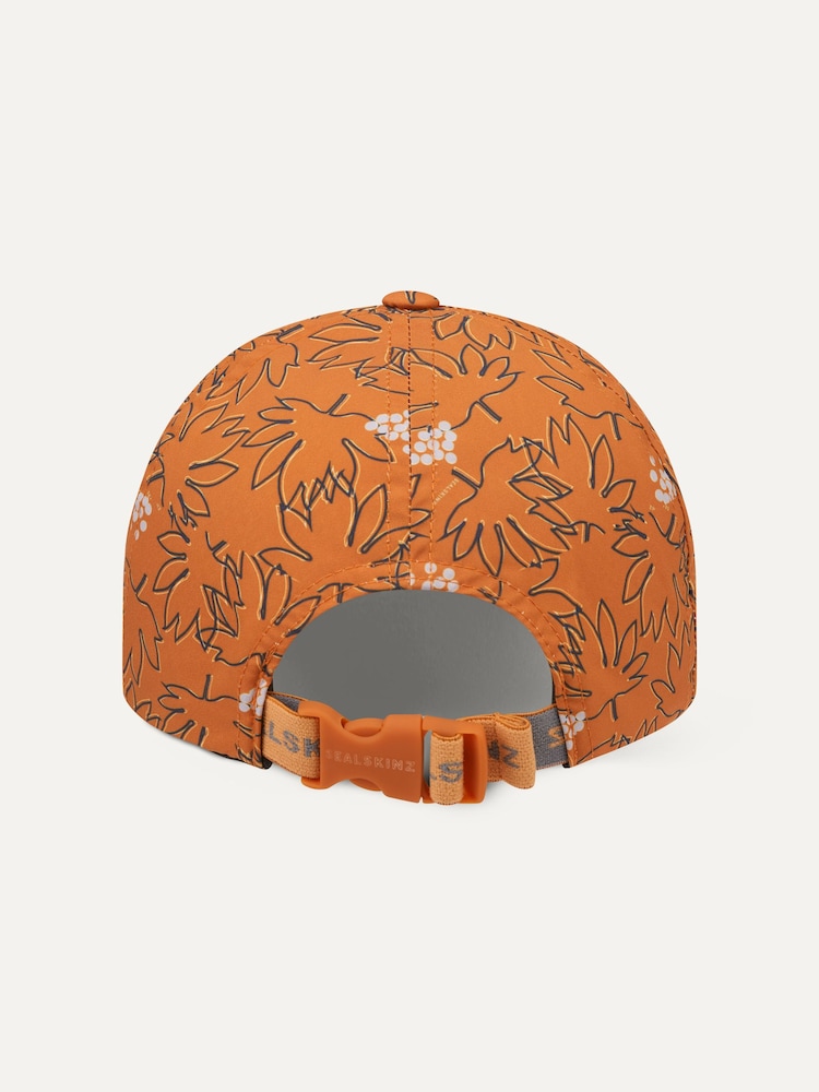Sealskinz Houghton Waterproof All Weather Foldable Peak Leaf Print Cap - Image 2 of 3 Sealskinz Houghton Waterproof All Weather Foldable Peak Leaf Print Cap - Image 2 of 3