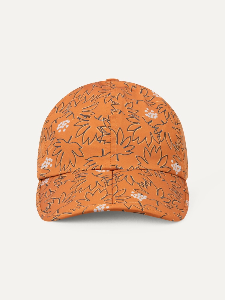 Sealskinz Houghton Waterproof All Weather Foldable Peak Leaf Print Cap - Image 3 of 3 Sealskinz Houghton Waterproof All Weather Foldable Peak Leaf Print Cap - Image 3 of 3