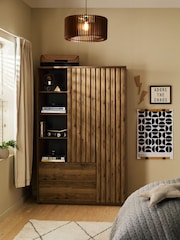 Oak Effect Kids Oslo Bronx Triple Wardrobe - Image 1 of 11