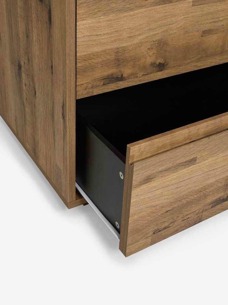 Oak Effect Kids Oslo Bronx Triple Wardrobe - Image 11 of 11