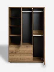 Oak Effect Kids Oslo Bronx Triple Wardrobe - Image 8 of 11