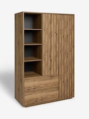 Oak Effect Kids Oslo Bronx Triple Wardrobe - Image 9 of 11