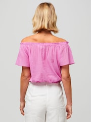 Aspiga Pink Ilana Frill Gauze Top - Image 2 of 5