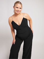 Yours Curve LONDON Diamante Corset Jumpsuit - Imagen 4 de 5