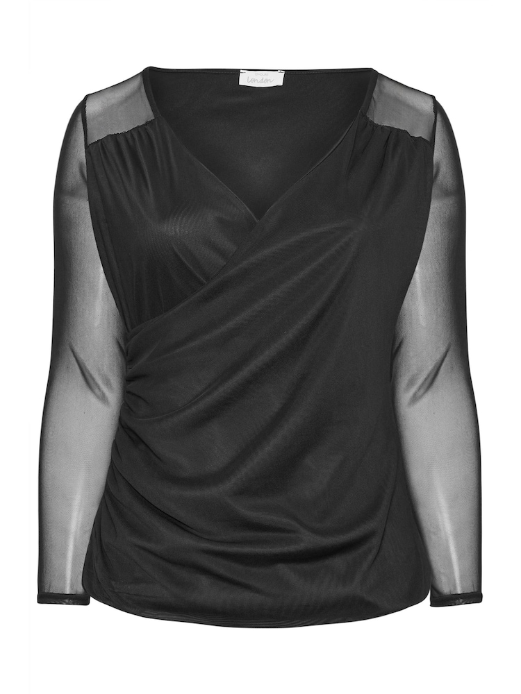 Yours Curve Black London Mesh Top - Image 5 of 5 Yours Curve Black London Mesh Top - Image 5 of 5