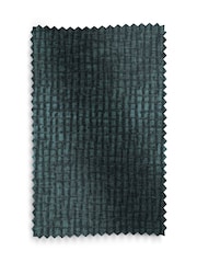 Dark Teal Textured Chenille Upholstery Swatch - Image 1 of 1