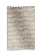 Light Natural Textured Chenille Fabric Sample - Image 1 of 1