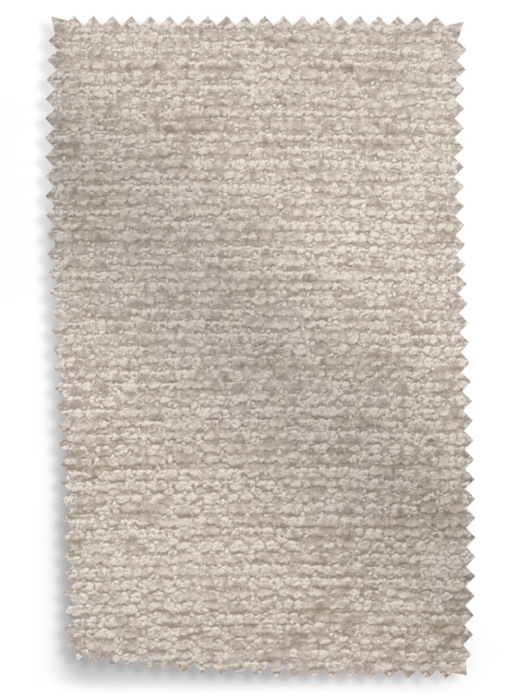 Boucle Chenille Oyster Fabric Swatch  - Image 1 of 1