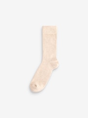Grey/Neutral Lambswool Signature Socks 2 Pack - Image 5 of 5