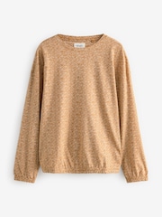 Ochre Yellow Spot 100% Cotton Long Sleeve Pyjamas - Image 6 of 9