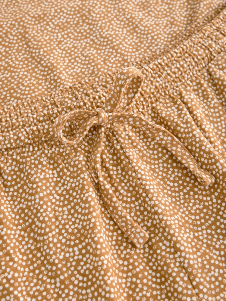Ochre Yellow Spot 100% Cotton Long Sleeve Pyjamas - Image 8 of 9