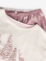 Pink Forest 100% Cotton Short Sleeve Pyjamas - Image 8 of 8