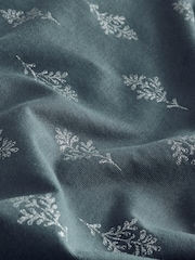 Blue/Silver Foil 100% Cotton Long Sleeve Pyjamas - Image 5 of 5