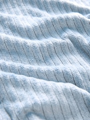 Blue Supersoft Rib Long Sleeve Pyjamas - Image 10 of 10
