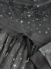 Charcoal Grey Star Supersoft Long Sleeve Pyjamas - Image 11 of 11