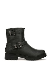Blowfish Malibu Womens Raven Engineered Biker Black Boots - Image 1 of 3
