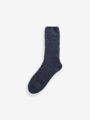 Blue/Grey Cosy Bed Socks 2 Pack - Image 5 of 6