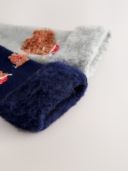 Navy/Grey 2 Pack Christmas Hamish Heavyweight Socks - Image 6 of 6