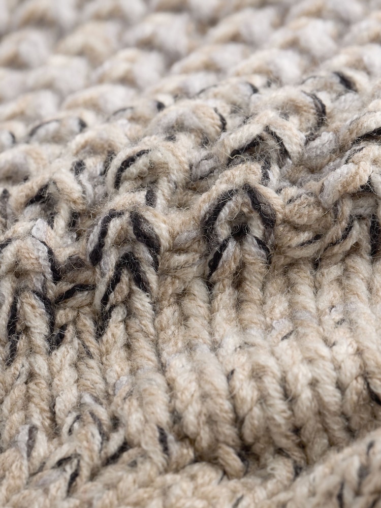 Charcoal Grey Knitted Slipper Socks 1 Pack - Image 5 of 5