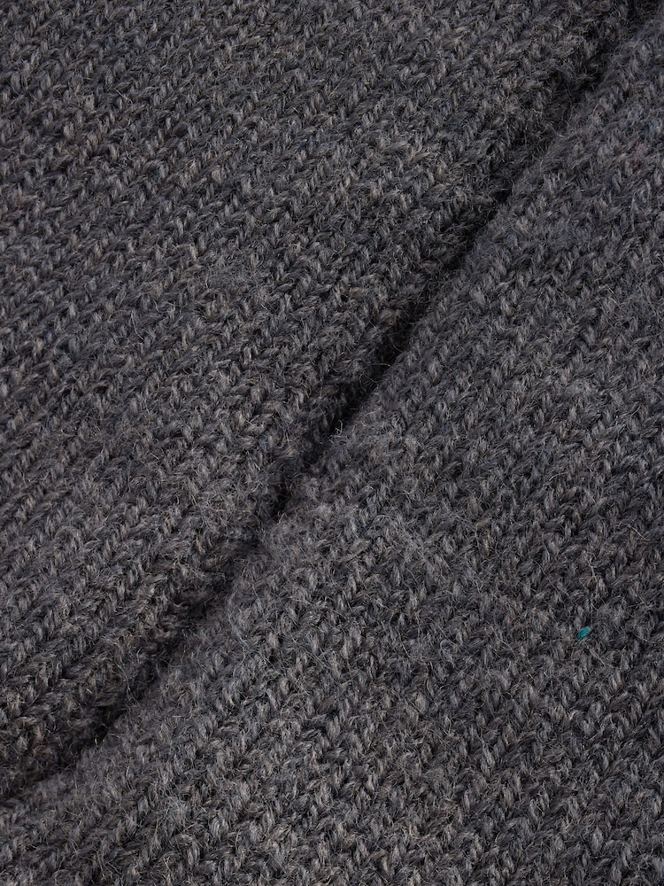 Charcoal Grey Cosy Lined Lounge Sock 1 Pack - Image 4 of 4