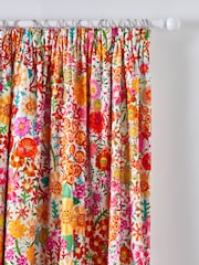 Lucy Tiffney Floral Pencil Pleat Campion Blackout Lined Curtains - Image 3 of 3
