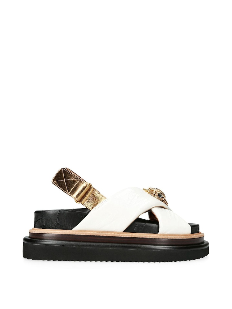 Kurt Geiger London Orson Cross Strap Sandals - Image 2 of 5