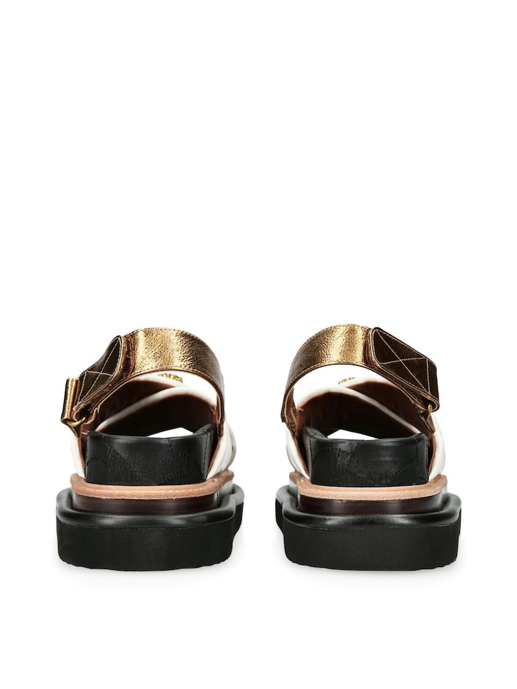 Kurt Geiger London Orson Cross Strap Sandals - Image 3 of 5