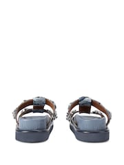 Kurt Geiger London Gold Orson Crystal Sandals - Image 4 of 5