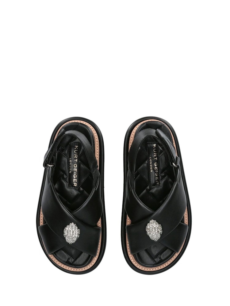 Kurt Geiger London Orson Cross Strap Sandals - Image 3 of 5