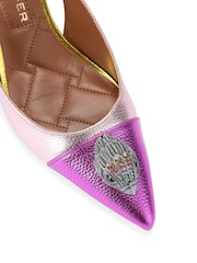 Kurt Geiger London Belgravia Eagle Sling Back Shoes - Image 7 of 7
