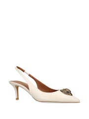 Kurt Geiger London Belgravia Eagle Sling Back Shoes - Image 3 of 5